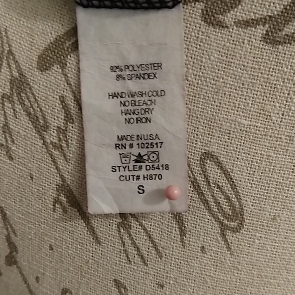 Soprano black dress with frog fastener Sz S - Picture 8 of 8